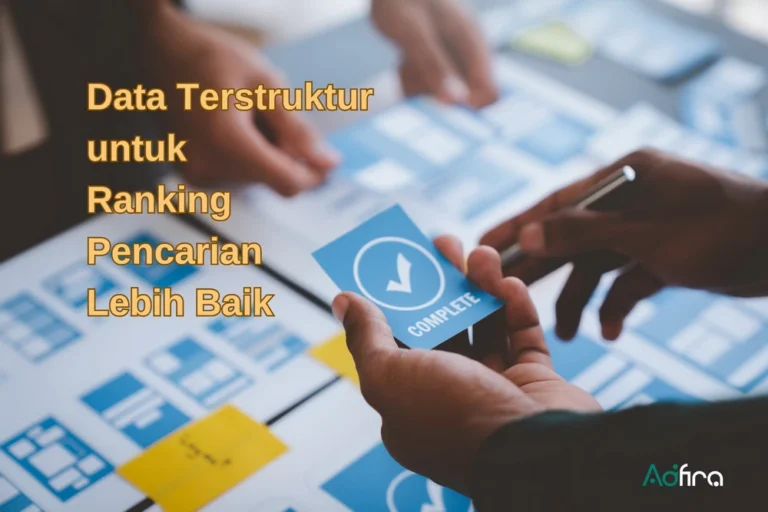 Data Terstruktur untuk Ranking Pencarian lebih baik.