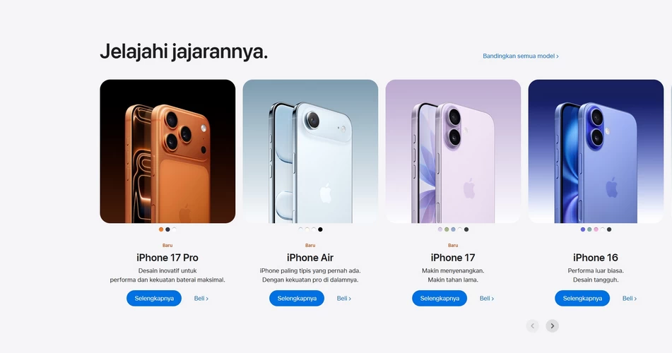 Contoh ruang negatif atau ruang putih.