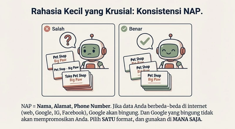 NAP yang konsisten